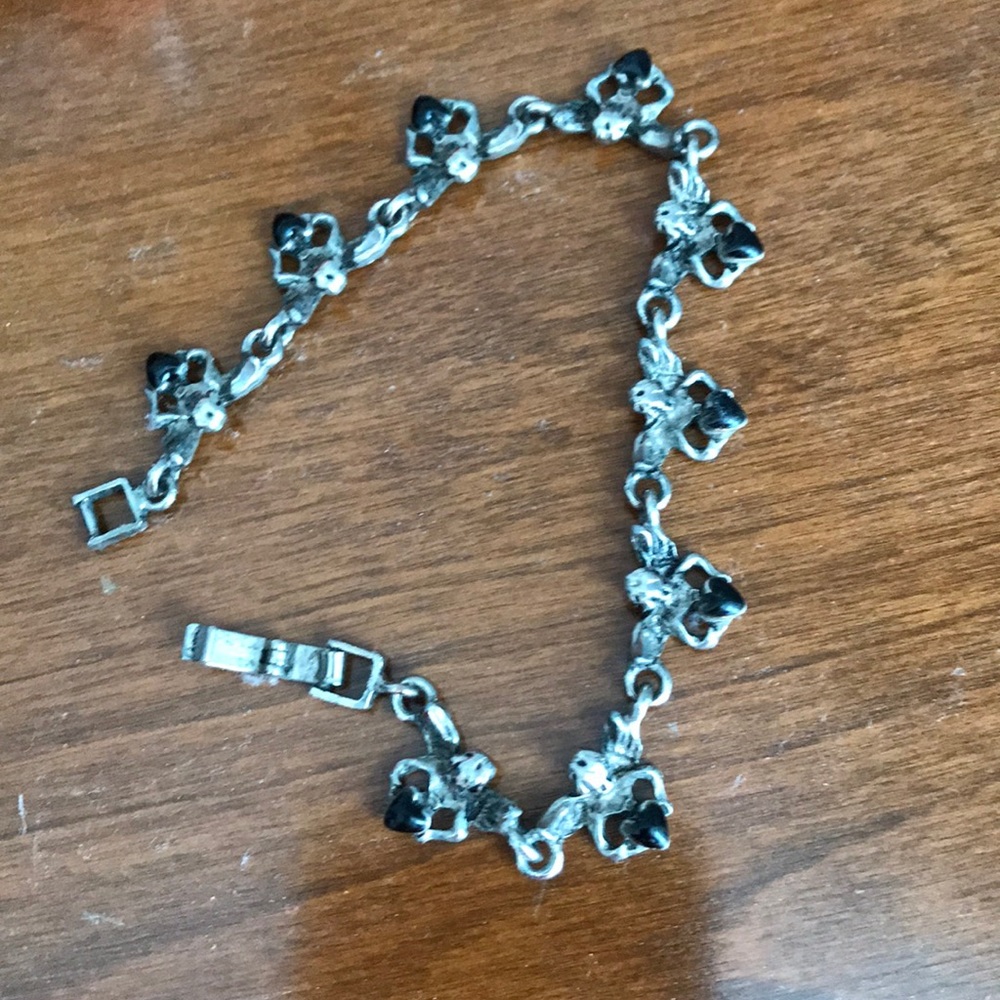 Victorian-style bracelet.